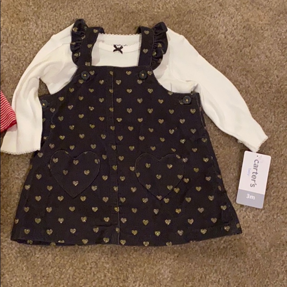 Brand new Carter’s dress. 2 piece sz 3mo